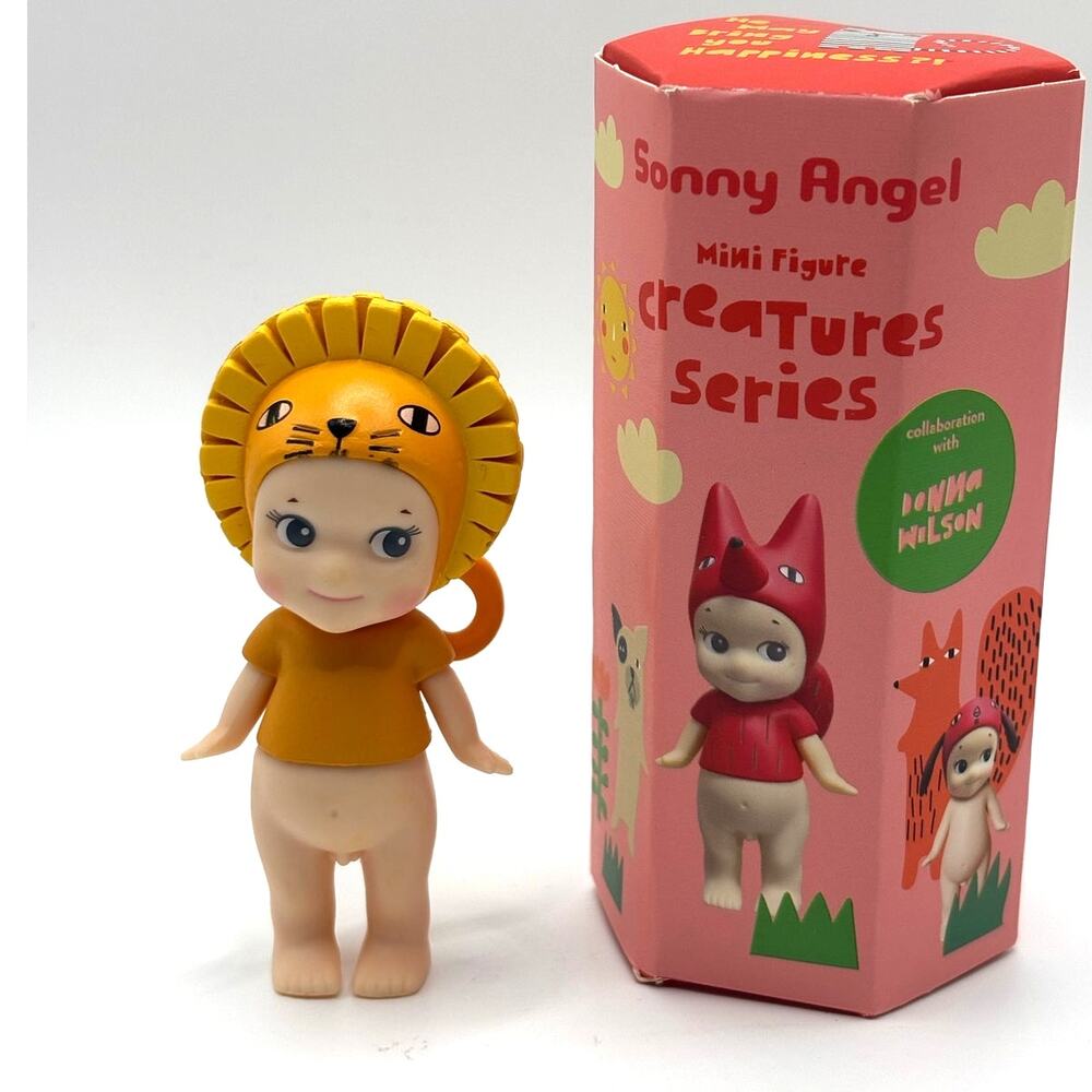New Kewpie/Angel Collectible Mini Figure, in Artist Lion Costume, Open Blind Box